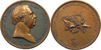 Großbritannien Bleimedaille Joseph Banks, Medal, 1816, by W Wyon, for the Royal Horticultural Society -