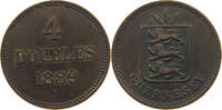 GUERNSEY 4 DOUBLES Victoria 1837-1901 -