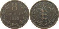 GUERNSEY 8 DOUBLES Victoria 1837-1901 -
