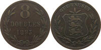 GUERNSEY 8 DOUBLES Victoria 1837-1901 -