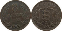 GUERNSEY 8 DOUBLES Edward VII., 1901 - 1910 -