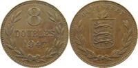 GUERNSEY 8 DOUBLES George VI. (1936-1952) -
