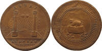 Spanien Bleimedaille Assez 1745 -