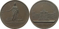 Italien Bleimedaille Napoleon I. Hospital of the Poor in Genoa by Gerolamo Vassallo -