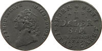 Dänemark Bleimedaille Georg Heinrich Görtz -