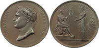 Frankreich Bleimedaille Napoleon I., Galle Fecit, -