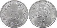 TUNISIA 5 MILLIEMES -