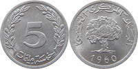 TUNISIA 5 MILLIEMES -