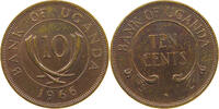 UGANDA 10 CENTS -