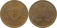UGANDA 5 CENTS -