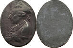 Preussen Bleimedaille Friedrich II. der Große (1740-1786) -