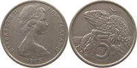 NEW ZEALAND 5 CENTS 1975 Elizabeth II. (1952-2022) SS 4.69 US$  +  8.20 US$ shipping