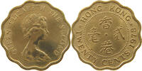 HONG KONG 20 CENTS Elizabeth II. (1952-2022) -