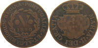 AZORES TERCEIRA ISLANDS 5 REIS Maria II in exile (1828-1833) -