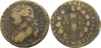 FRANCE 12 DENIERS Louis XVI. (1774-1793) -