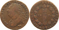 FRANCE 12 DENIERS Louis XVI. (1774-1793) RARE -