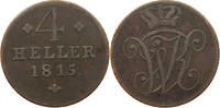 HESSEN KASSEL 4 HELLER Wilhelm I. 1803-1821 -