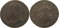 GREAT BRITAIN HALFPENNY 1/2 PENNY George II. 1727-1760. -