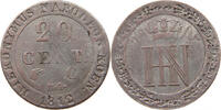 20 CENTIMES 1812 C WESTFALEN KÖNIGREICH Hieronymus Napoleon 1807-1813 SS