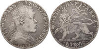 ETHIOPIA BIRR Menelik II. 1889-1913 -