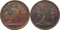 FRANCE MEDAILLE Louis XVI. (1774-1793) Louis XV, sacre à Reims 1722 Duvivier Blanc -