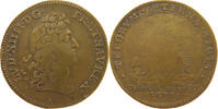 FRANCE JETON Louis XIV. (1643–1715) TRESOR ROYAL -