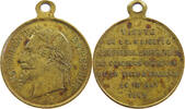 FRANCE MEDAILLE Napoleon III. (1852-1870) VISITE DE LA VILLE D´ORLEANS -
