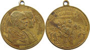 HAUS HABSBURG MEDAILLE Franz Josef und Kronprinz Friedrich Wilhelm; Kaisermanöver 1902 bei Sassin -