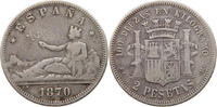 SPAIN 2 PESETAS Provisional Government -