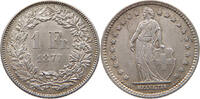 FRANKEN FRANC 1877 SCHWEIZ  VZ/SS-VZ