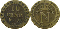 ITALY STATES NAPOLEON I. 10 CENTESIMI Napoleon I. (1804-1814, 1815) ZEITGENÖSSISCHE FÄLSCHUNG PERIOD RESTRIKE -