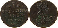 DENMARK SKILLING Frederik VI. 1808-1839. -