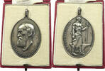 Krupp Medaille ovale AR-Medaille 1912 von A. Hahn. Auf 100 Jahrfeier der Kruppwerke. -