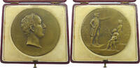Haus Habsburg Medaille Schaefer, 1916, Josef II. Denkmal Wien, im original Etui -