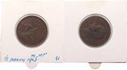 HALFPENNY 1/2 PENNY 1943 M AUSTRALIA George VI. (1936-1952) SS-VZ