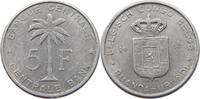 BELGIAN CONGO 5 FRANCS -