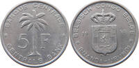 BELGIAN CONGO 5 FRANCS -