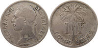 BELGIAN CONGO FRANC Albert I. 1909-1934 -