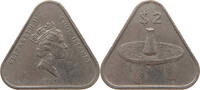 2 DOLLARS 1987 COOK ISLANDS Elizabeth II. (1952-2022) SS