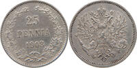 FINLAND 25 PENNIÄ Nikolaus II. (1894-1917) -