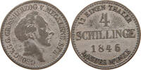 4 SCHILLINGE 1846 MECKLENBURG STRELITZ Georg 1816-1860 SS