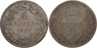 HESSEN DARMSTADT 6 KREUZER Ludwig II. 1830-1848. -