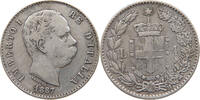 LIRA 1887 M ITALY Umberto I. (1878-1900) SS