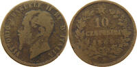 ITALY 10 CENTESIMI Vittorio Emanuele II. (1849-1861) PERIOD FORGERY -