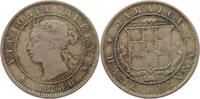 JAMAICA 1/2 PENNY Victoria 1837-1901 -