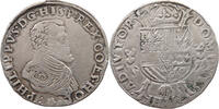 NETHERLANDS HOLLAND 1/2 PHILIPSDAALDER FELIPE II. 1556-1598 Delm 71 -