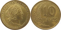 PERU 10 CENTAVOS -
