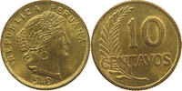 PERU 10 CENTAVOS -