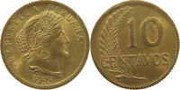 PERU 10 CENTAVOS -