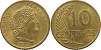 PERU 10 CENTAVOS -